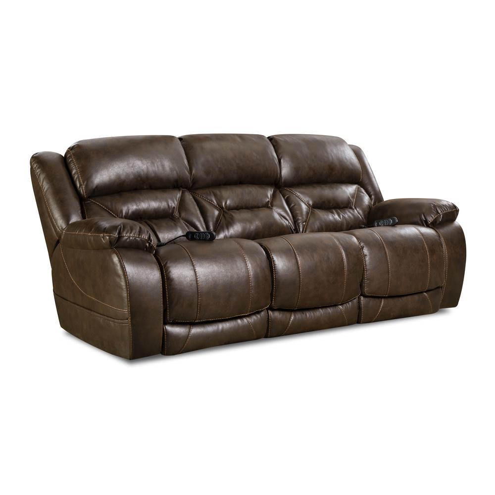 Greer Double Reclining Power Sofa. Picture 1