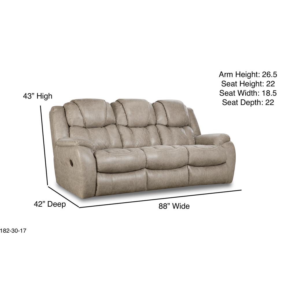 Rayna Double Reclining Sofa. Picture 2