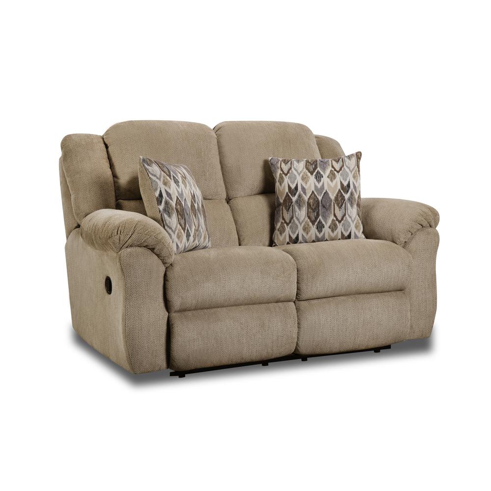 Maple Double Reclining Loveseat. Picture 1