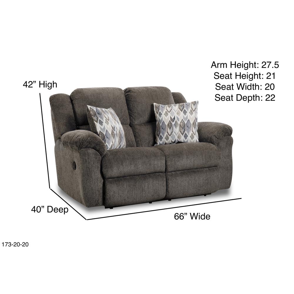 Maple Double Reclining Loveseat. Picture 2