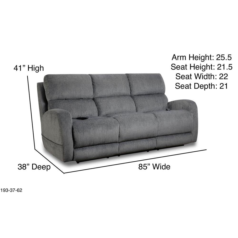 Patton Double Reclining Power Sofa. Picture 2