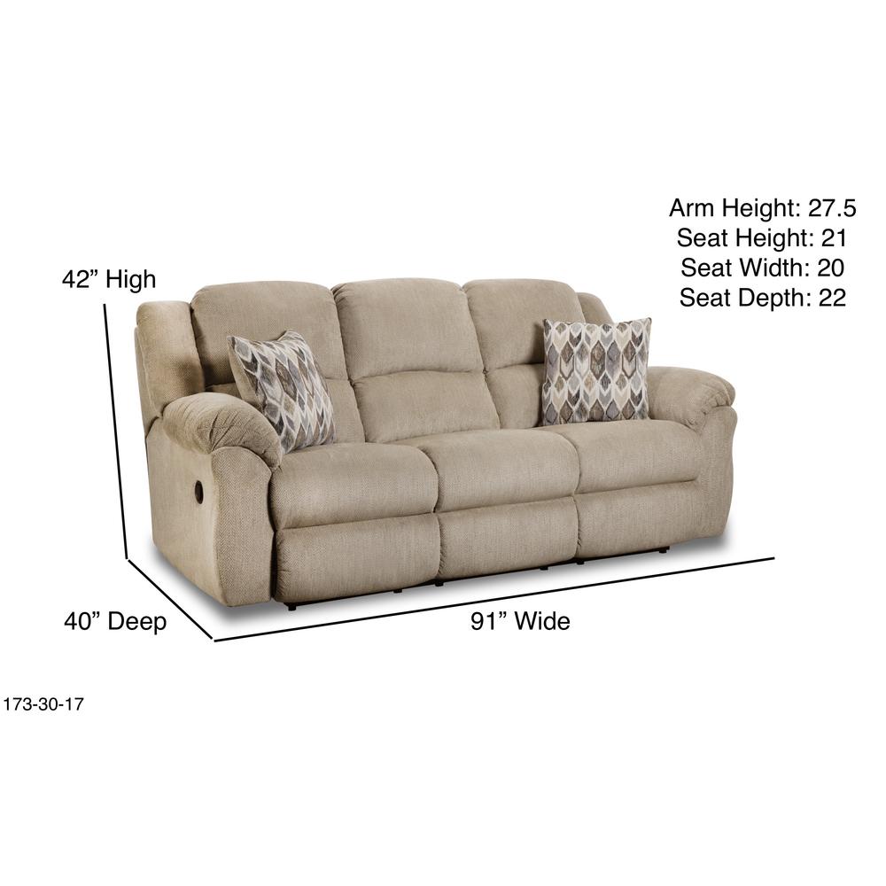 Maple Double Reclining Sofa. Picture 2