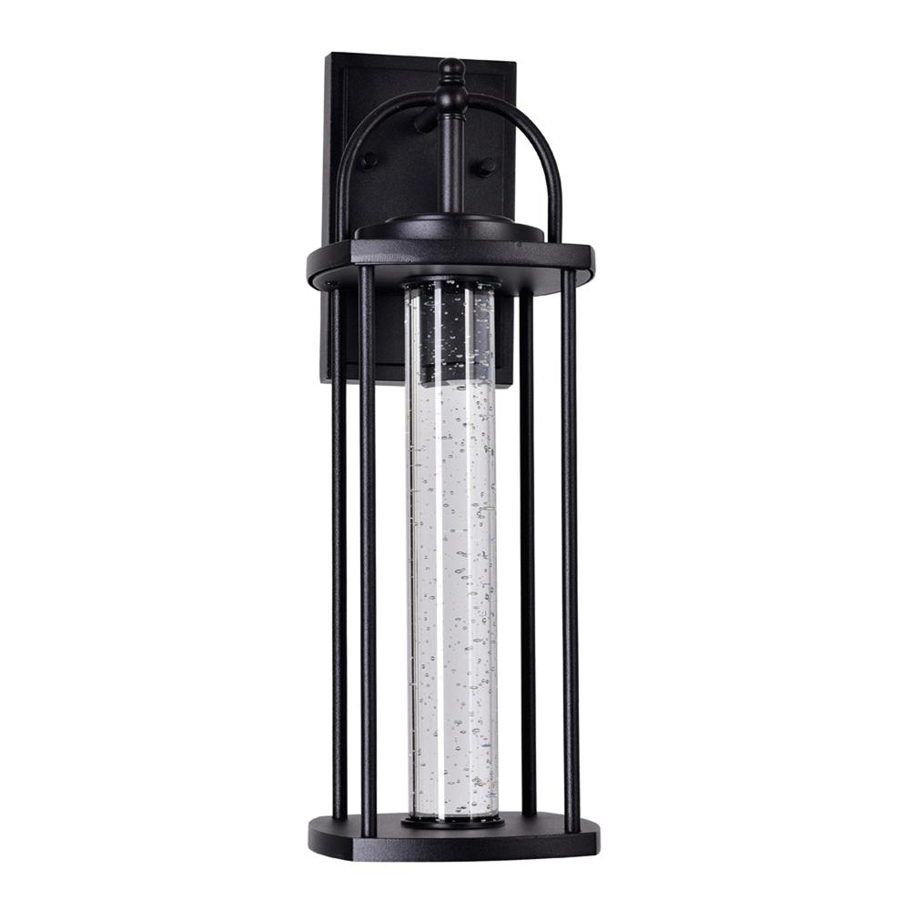Greenwood LED Outdoor Black Wall Lantern. Picture 6