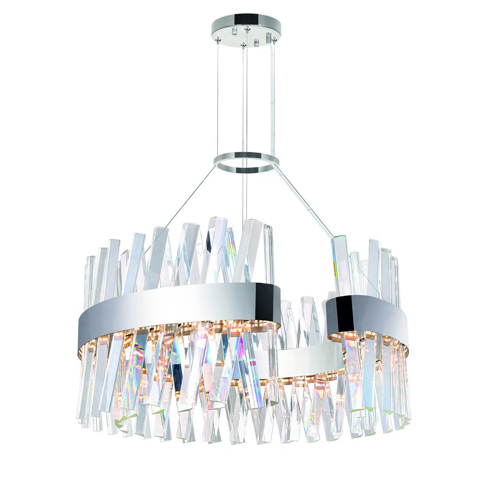 Glace LED Chandelier With Chrome Finish. Picture 1