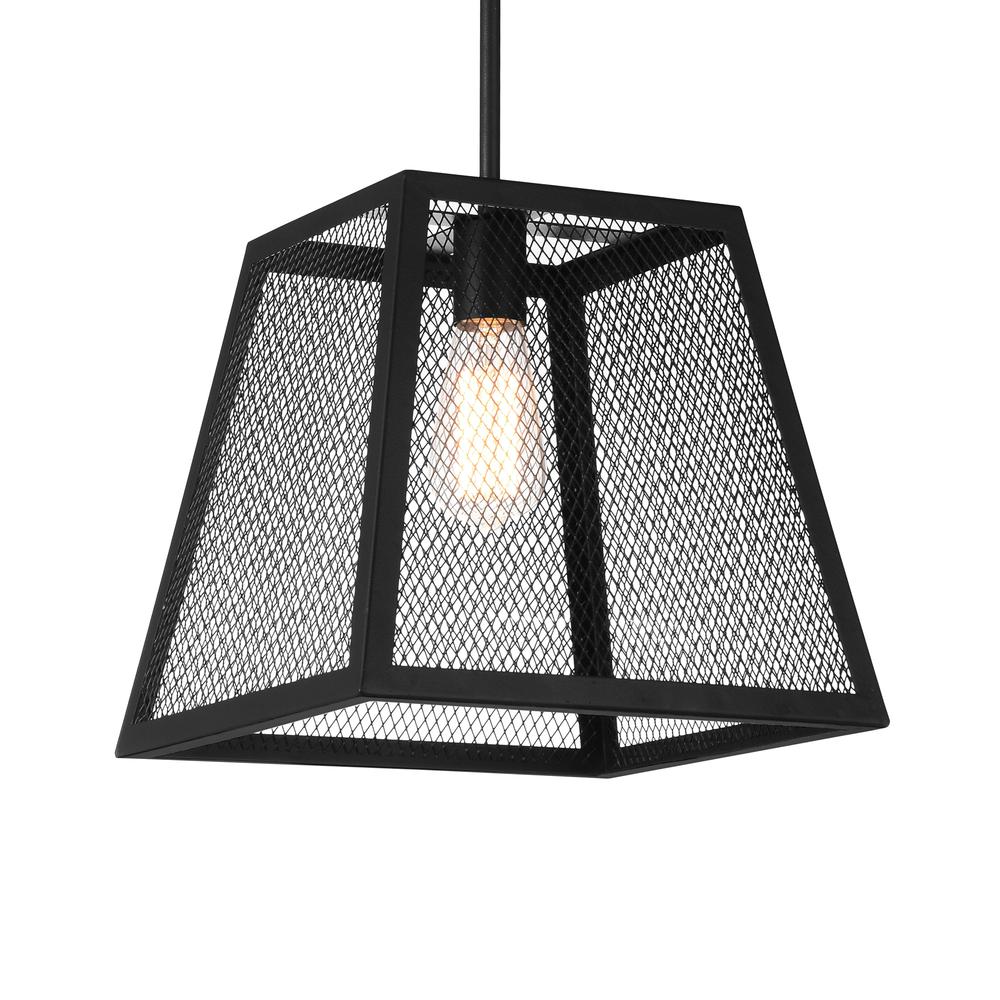 Macleay 1 Light Down Mini Pendant With Black Finish. Picture 2