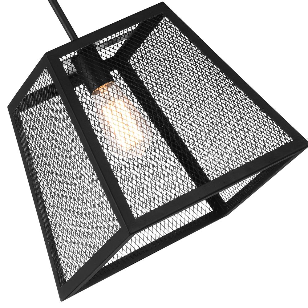 Macleay 1 Light Down Mini Pendant With Black Finish. Picture 3