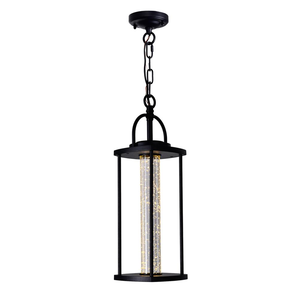 Greenwood LED Outdoor Black Pendant. Picture 5