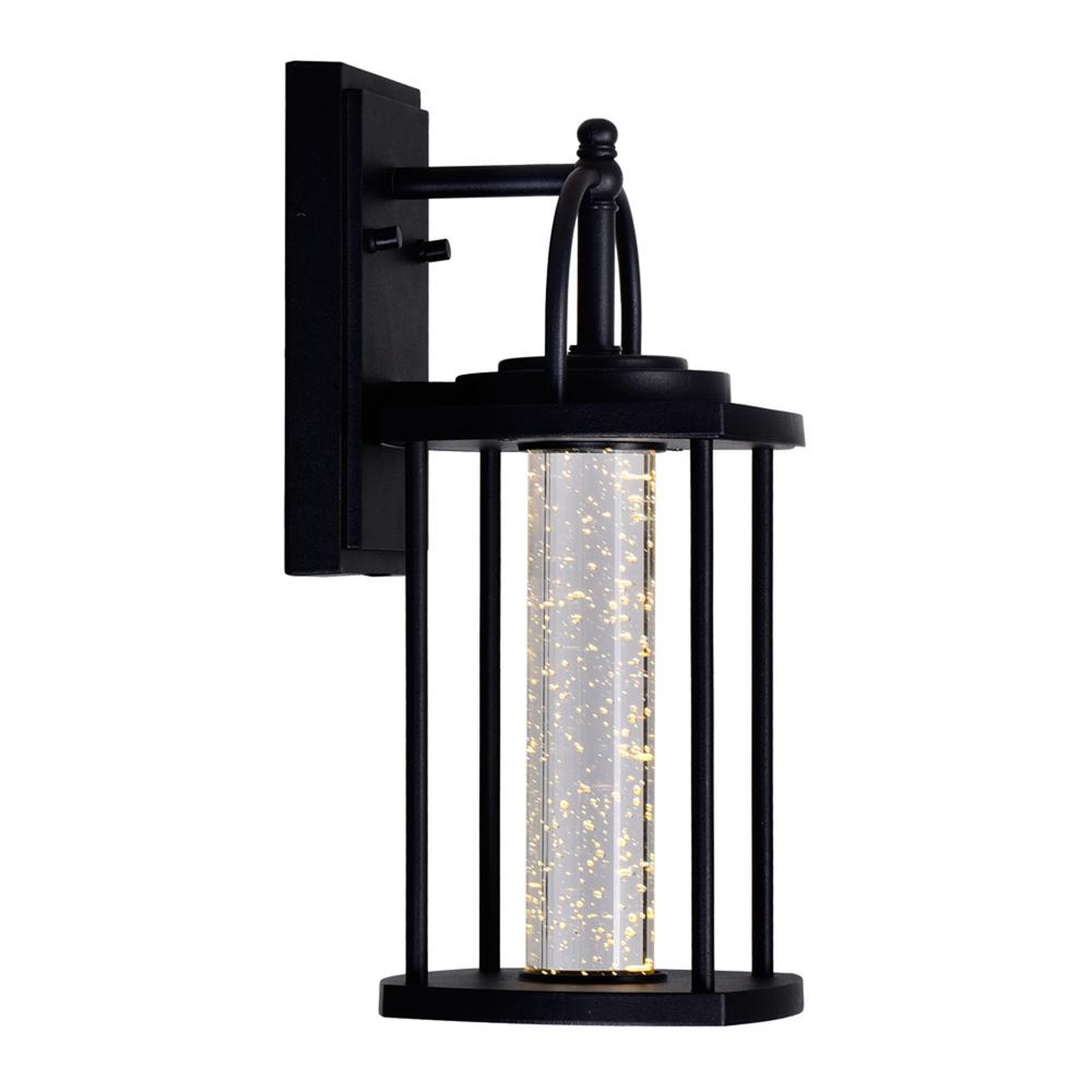 Greenwood LED Outdoor Black Wall Lantern. Picture 16