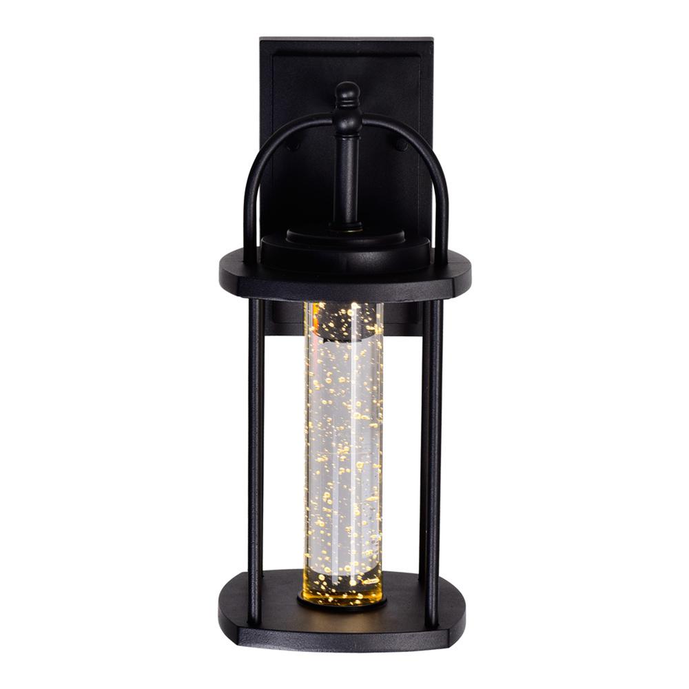 Greenwood LED Outdoor Black Wall Lantern. Picture 2