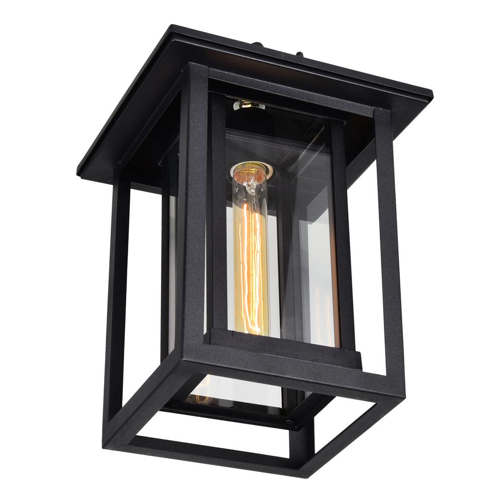 Winfield 1 Light Black Outdoor Hanging Light. Picture 2