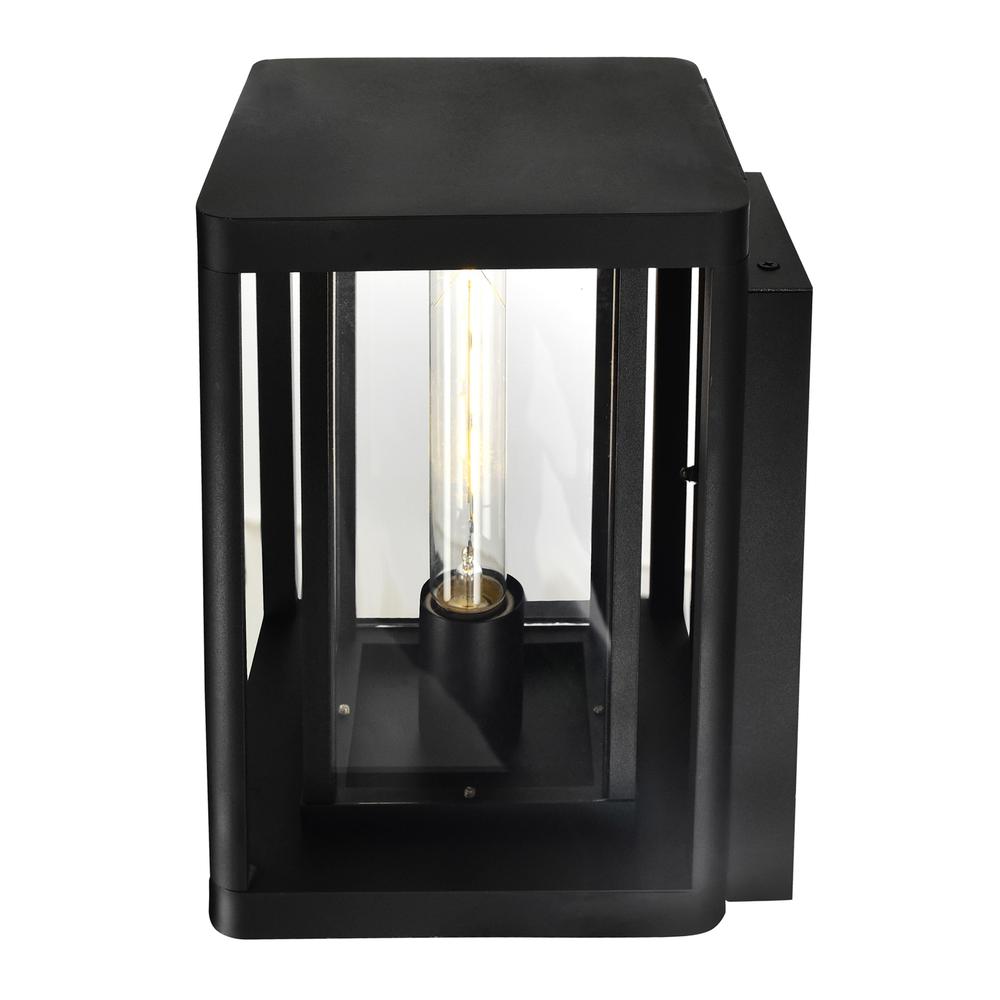 Mulvane 1 Light Black Outdoor Wall Light. Picture 5