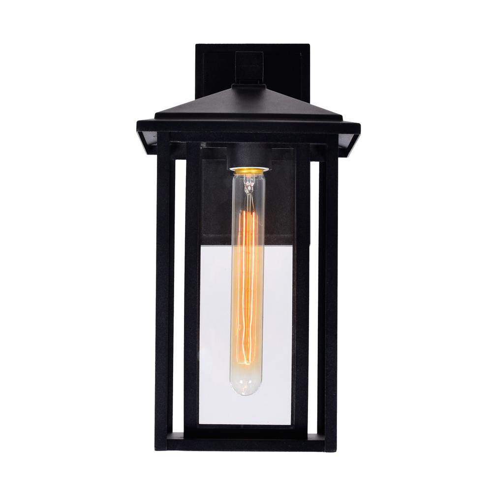 Crawford 1 Light Black Outdoor Wall Light. Picture 4