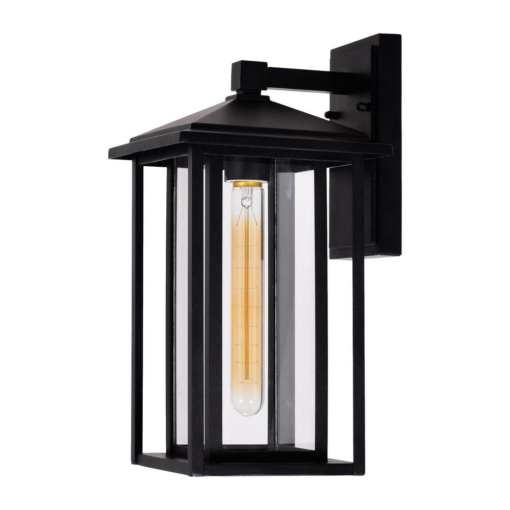 Crawford 1 Light Black Outdoor Wall Light. Picture 5