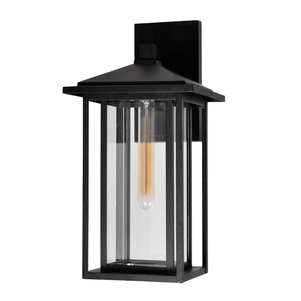 Crawford 1 Light Black Outdoor Wall Light. Picture 5