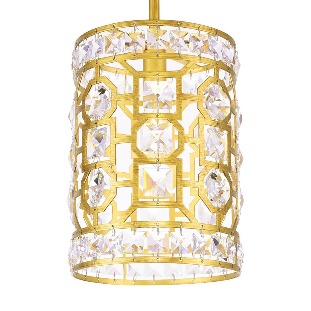 Belinda 1 Light Pendant With Champagne Finish. Picture 2
