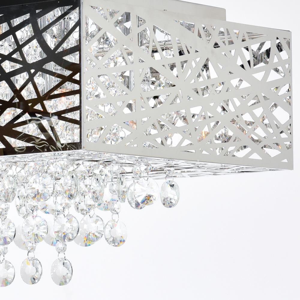 Eternity 9 Light Chandelier With Chrome Finish. Picture 3