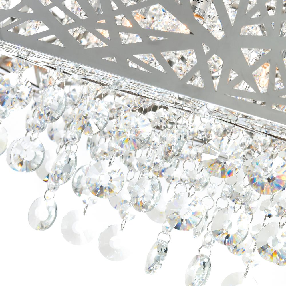 Eternity 9 Light Chandelier With Chrome Finish. Picture 4