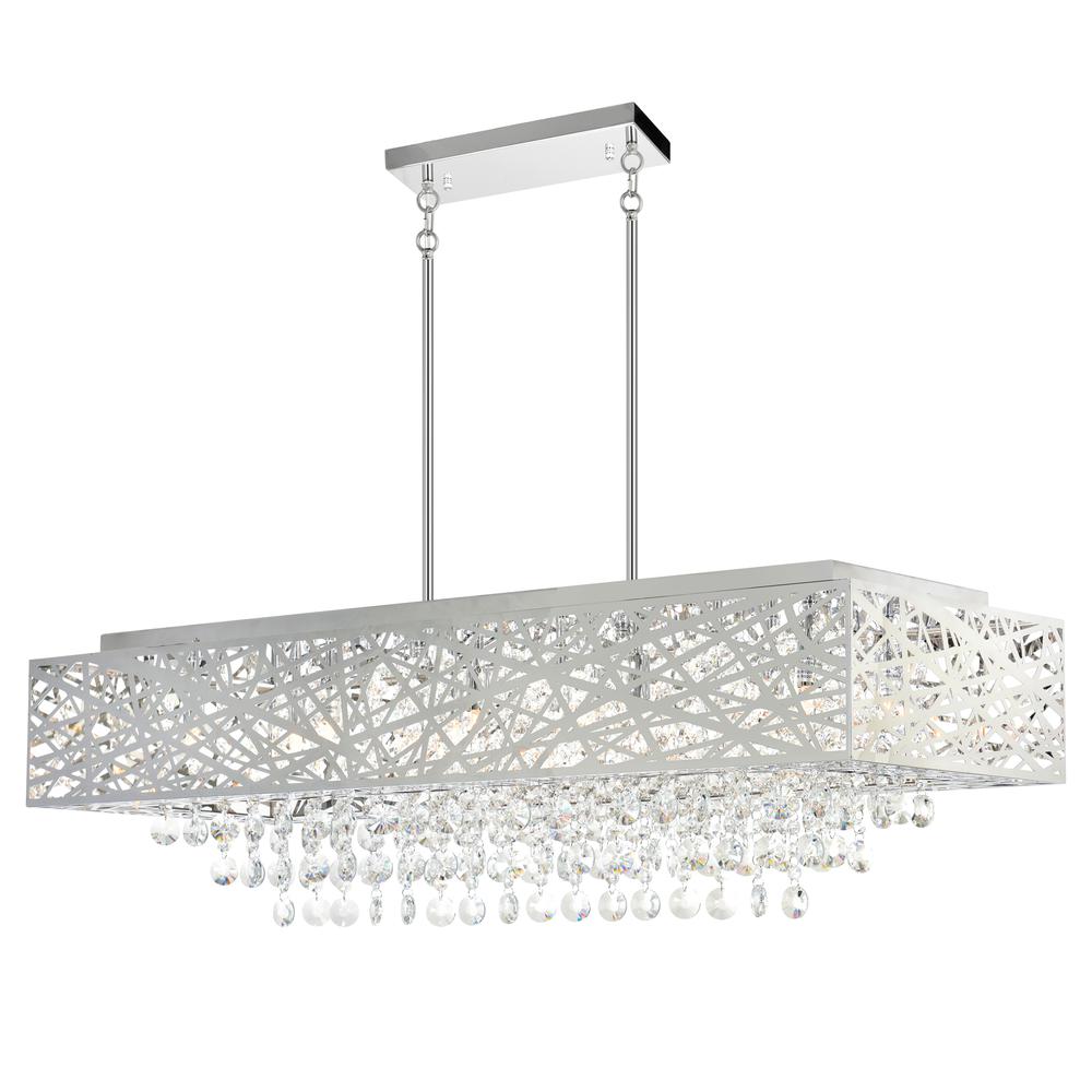 Eternity 16 Light Chandelier With Chrome Finish. Picture 7