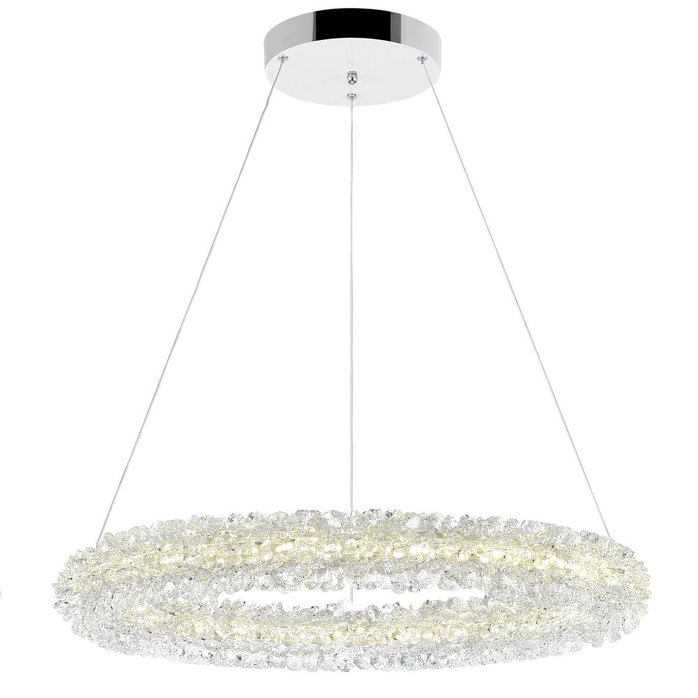 Arielle LED Chandelier With Chrome Finish. Picture 1