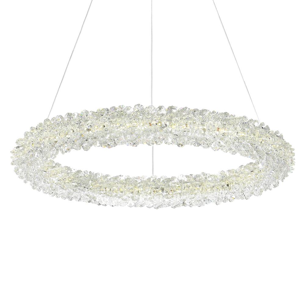 Arielle LED Chandelier With Chrome Finish. Picture 3