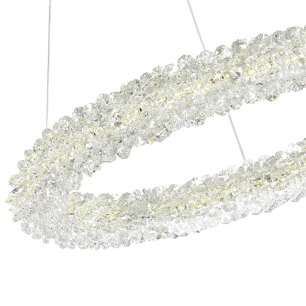 Arielle LED Chandelier With Chrome Finish. Picture 5