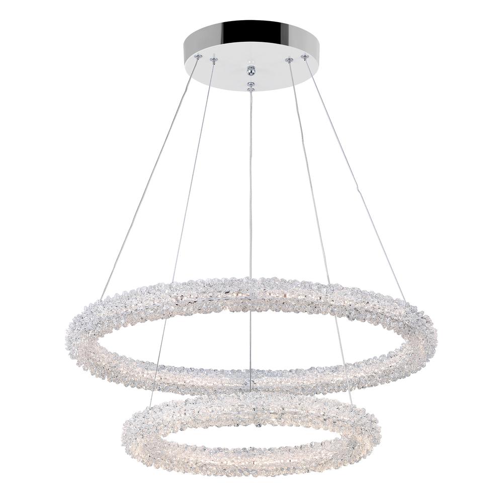 Arielle LED Chandelier With Chrome Finish. Picture 1