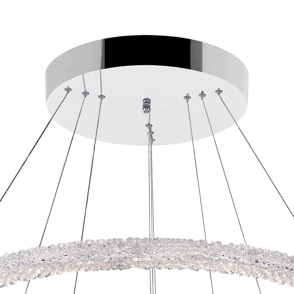Arielle LED Chandelier With Chrome Finish. Picture 2