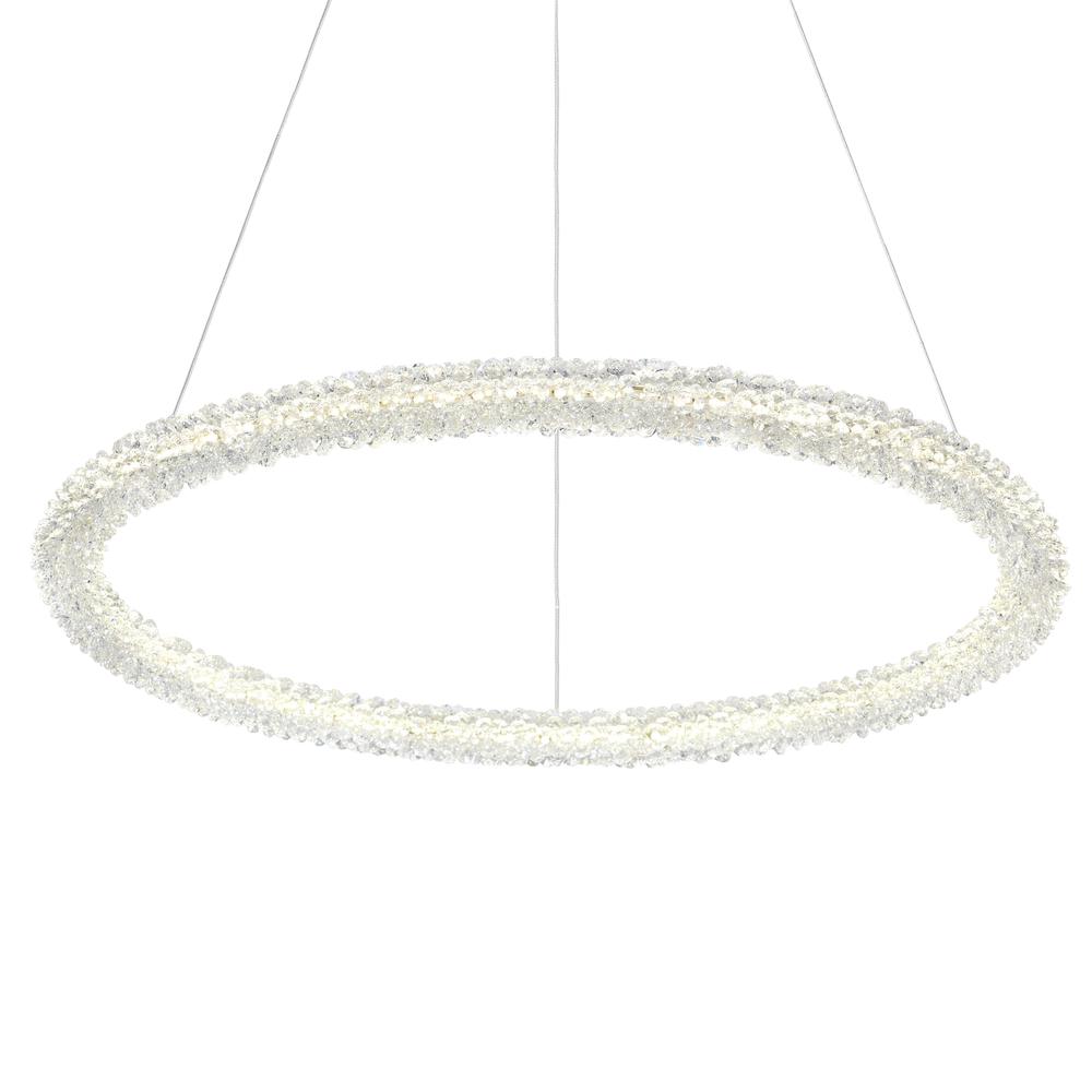 Arielle LED Chandelier With Chrome Finish. Picture 3