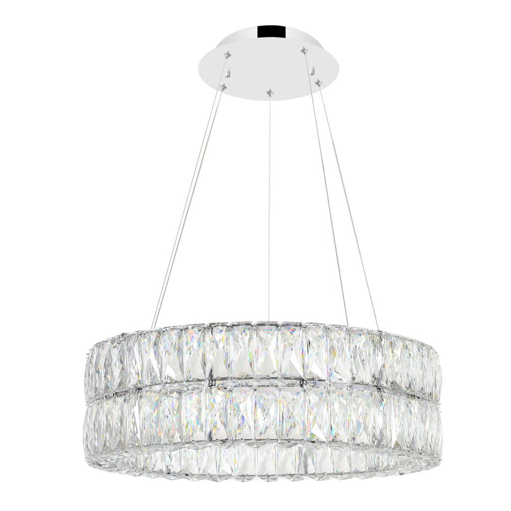 Madeline LED Chandelier With Chrome Finish. Picture 1