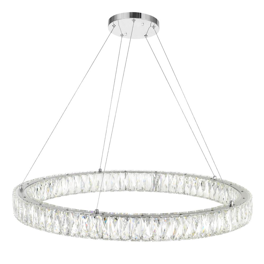 Madeline LED Chandelier With Chrome Finish. Picture 2
