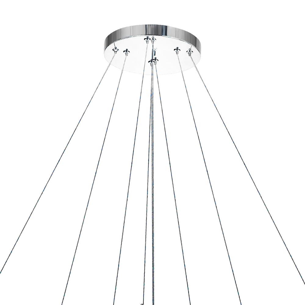 Madeline LED Chandelier With Chrome Finish. Picture 5