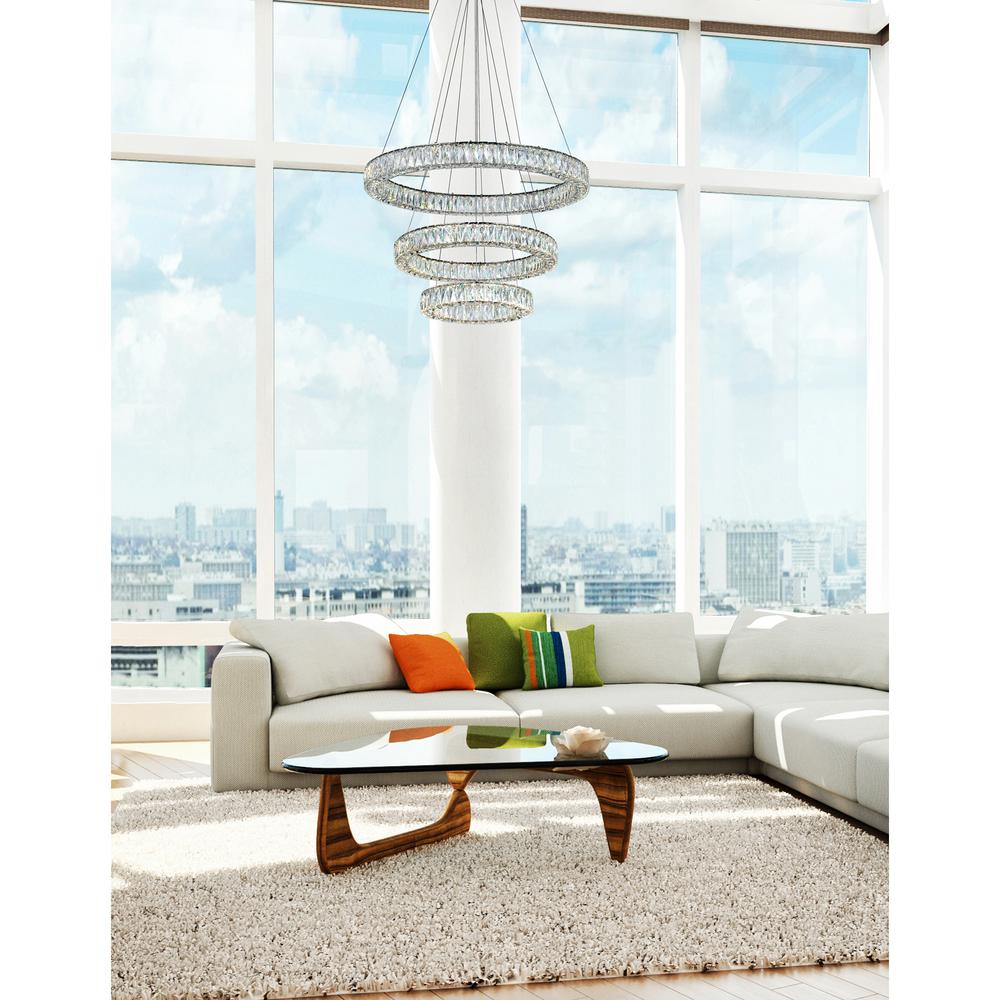 Madeline LED Chandelier With Chrome Finish. Picture 6