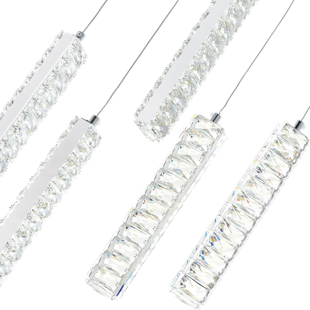 Celina LED Chandelier With Chrome Finish. Picture 2
