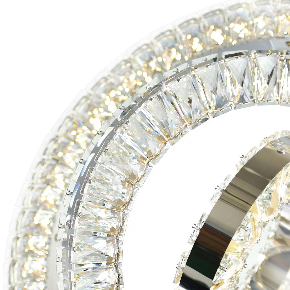 Celina LED Chandelier With Chrome Finish. Picture 5
