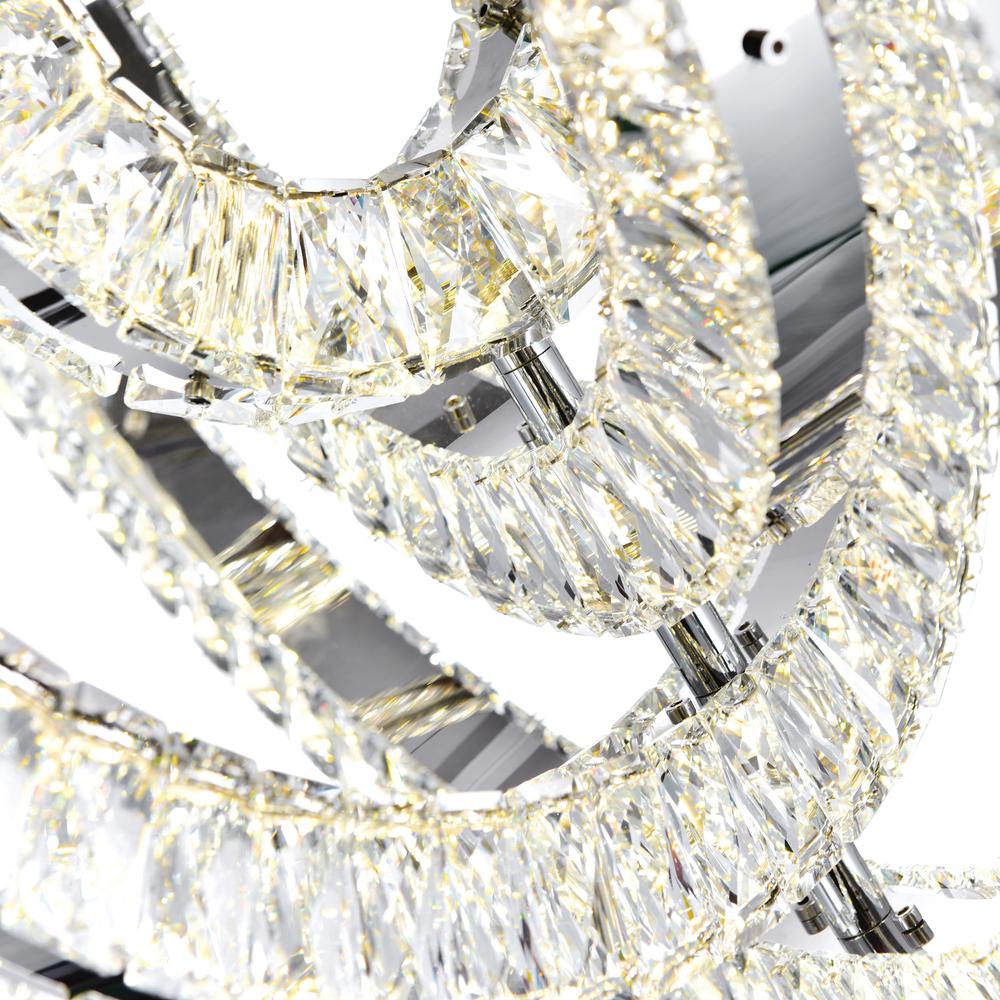 Celina LED Chandelier With Chrome Finish. Picture 4