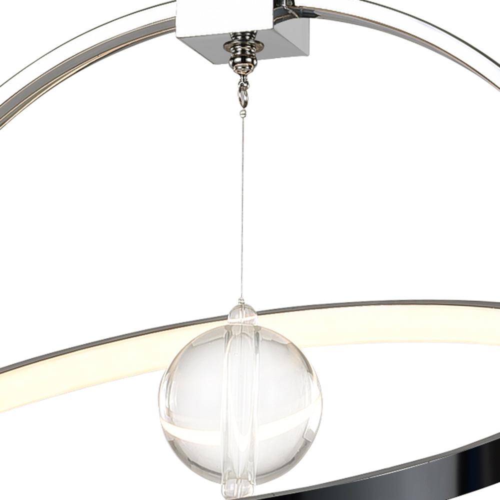 Colette LED Chandelier With Chrome Finish. Picture 4