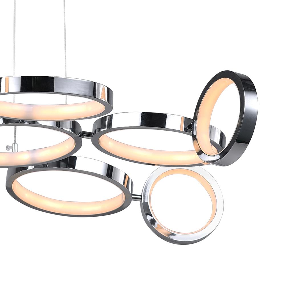 Colette LED Chandelier With Chrome Finish. Picture 2