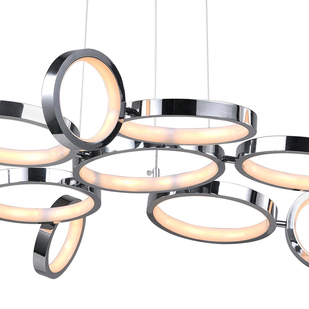 Colette LED Chandelier With Chrome Finish. Picture 3