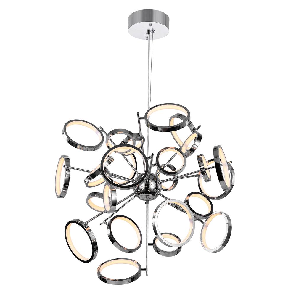 Colette LED Chandelier With Chrome Finish. Picture 1