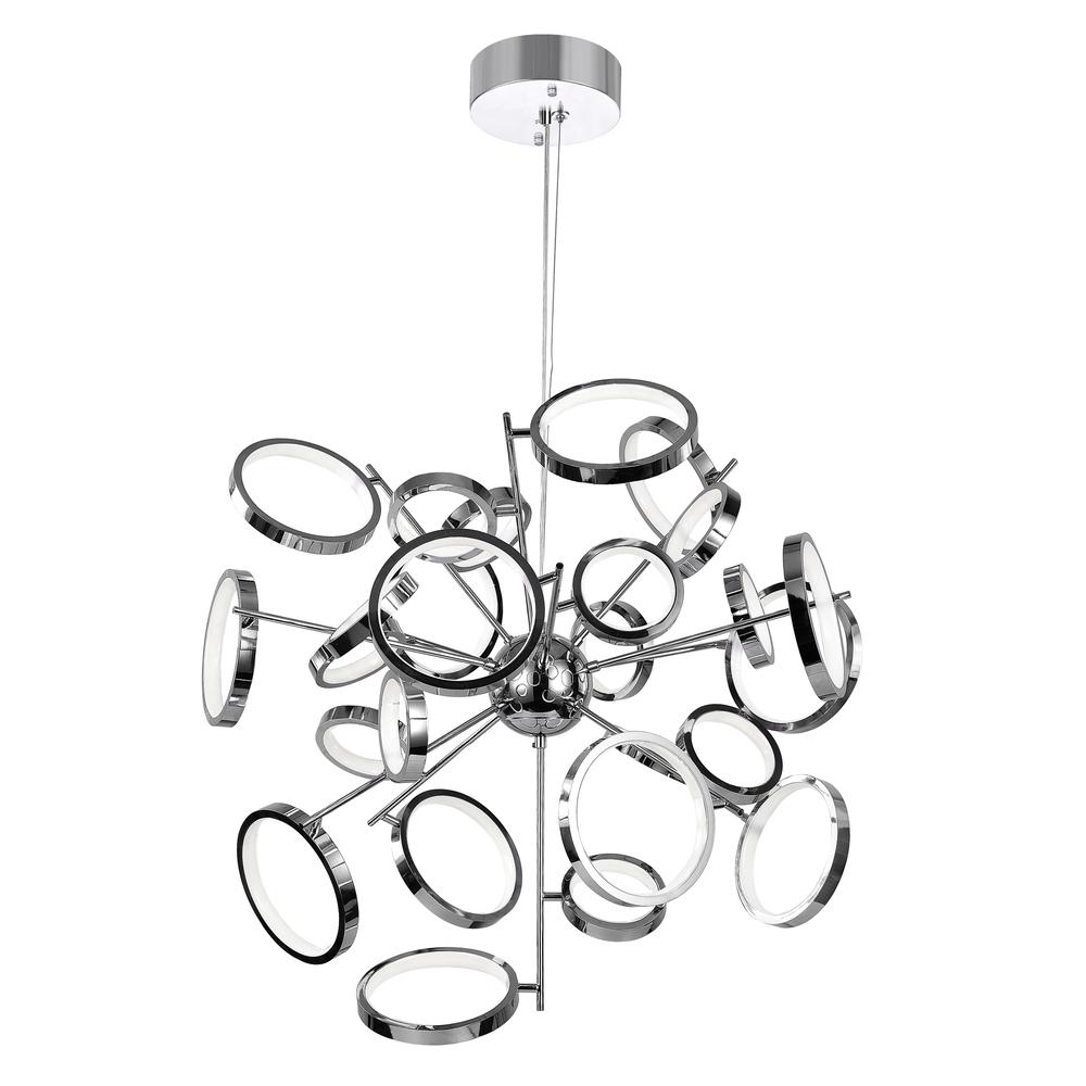 Colette LED Chandelier With Chrome Finish. Picture 5
