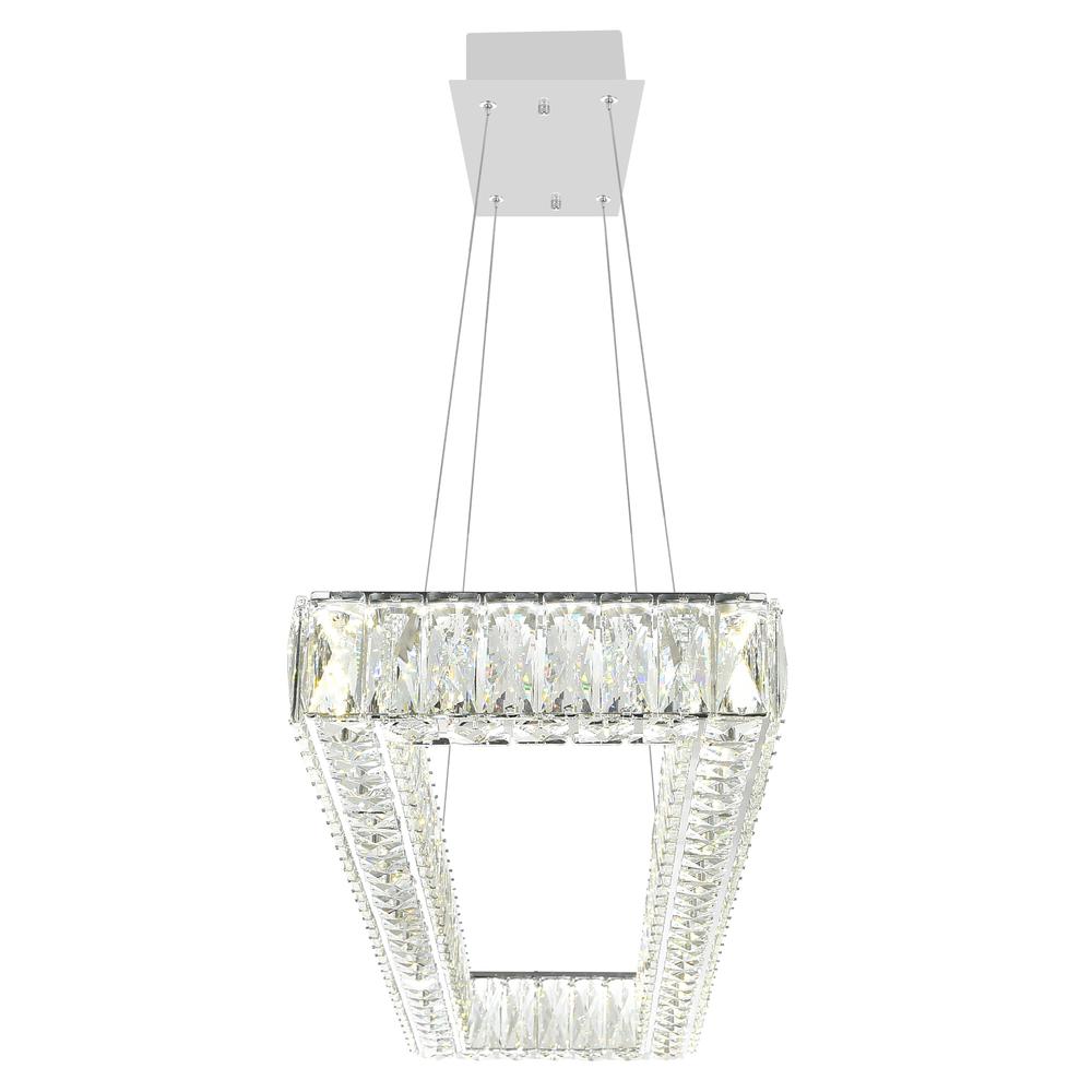 Felicity LED Chandelier With Chrome Finish. Picture 4