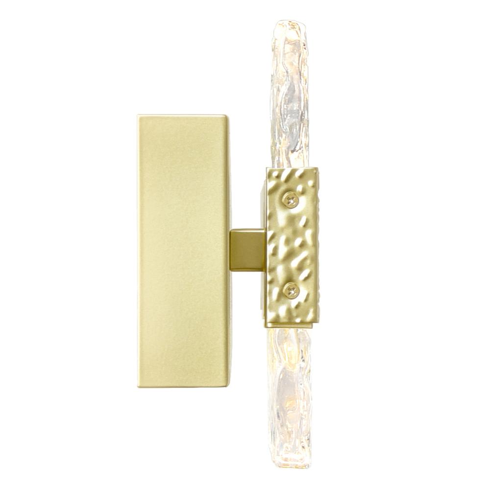 Carolina LED Wall Sconce With Gold Leaf Finish. Picture 4