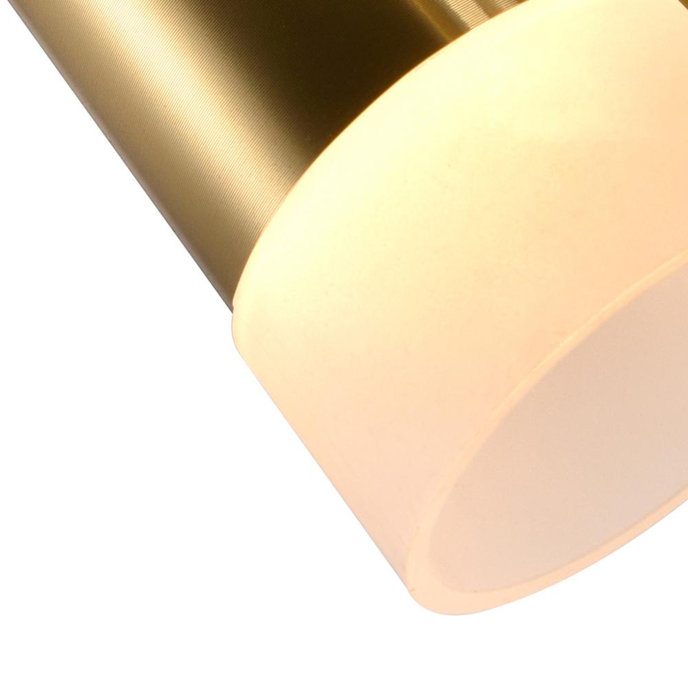 Andes LED Down Mini Pendant With Satin Gold Finish. Picture 3