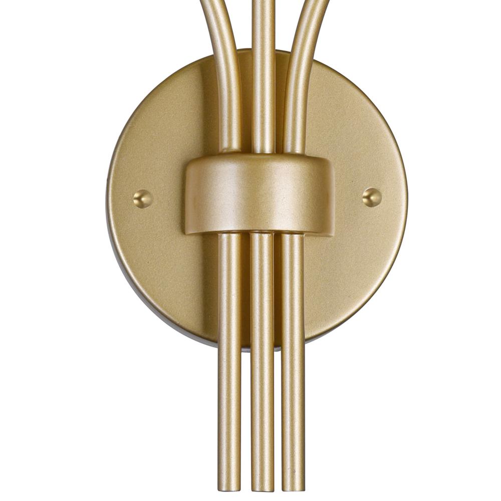 Element 1 Light Wall Light With Sun Gold Finish. Picture 5
