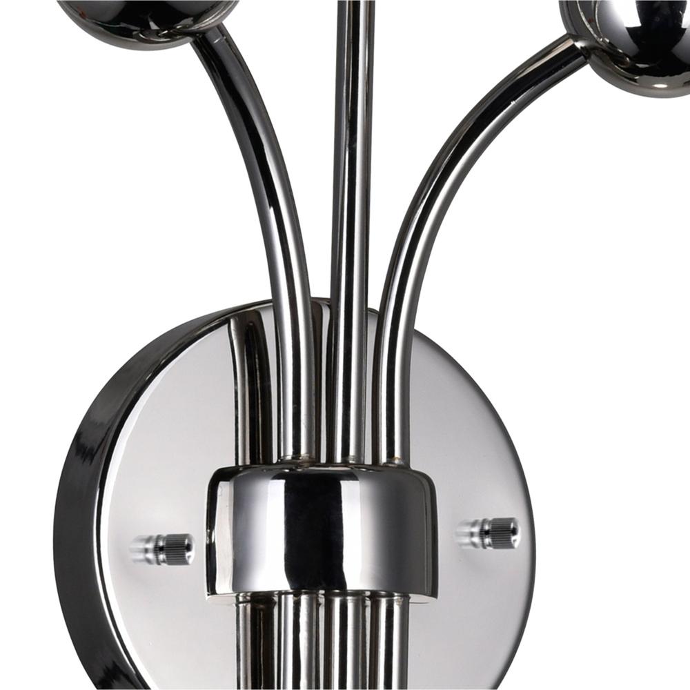 Element 1 Light Wall Light With Polished Nickel Finish. Picture 5