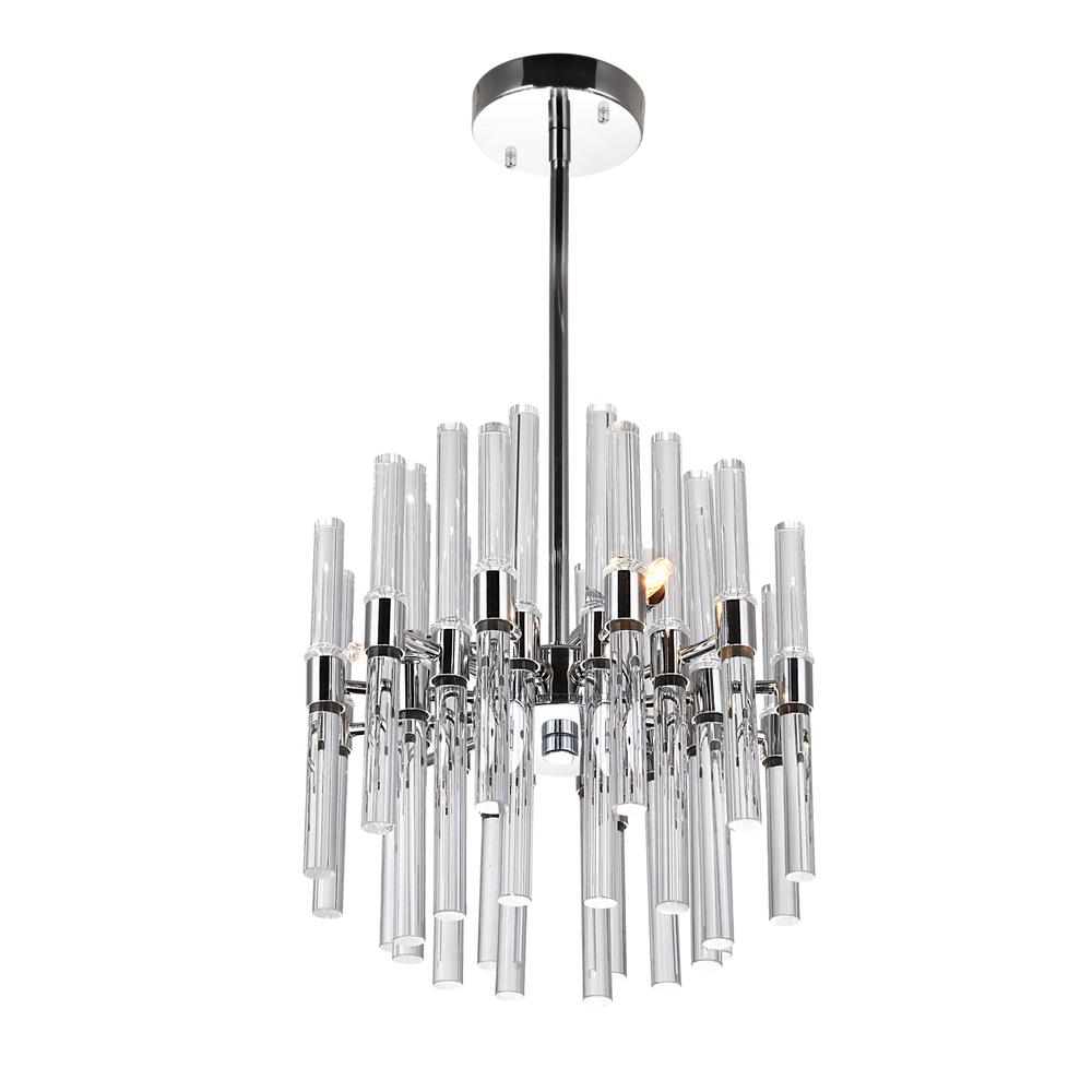 Miroir 6 Light Mini Chandelier With Polished Nickel Finish. Picture 1