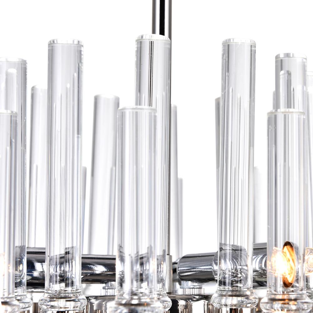 Miroir 6 Light Mini Chandelier With Polished Nickel Finish. Picture 4