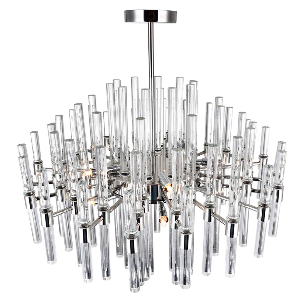 Miroir 10 Light Chandelier With Polished Nickel Finish. Picture 2