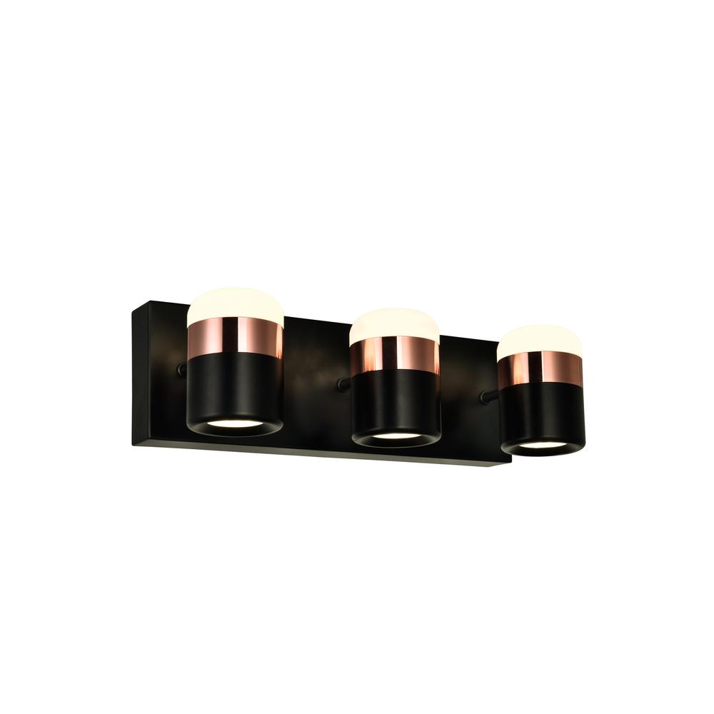 Moxie LED Vanity Light With Black Finish. Picture 1