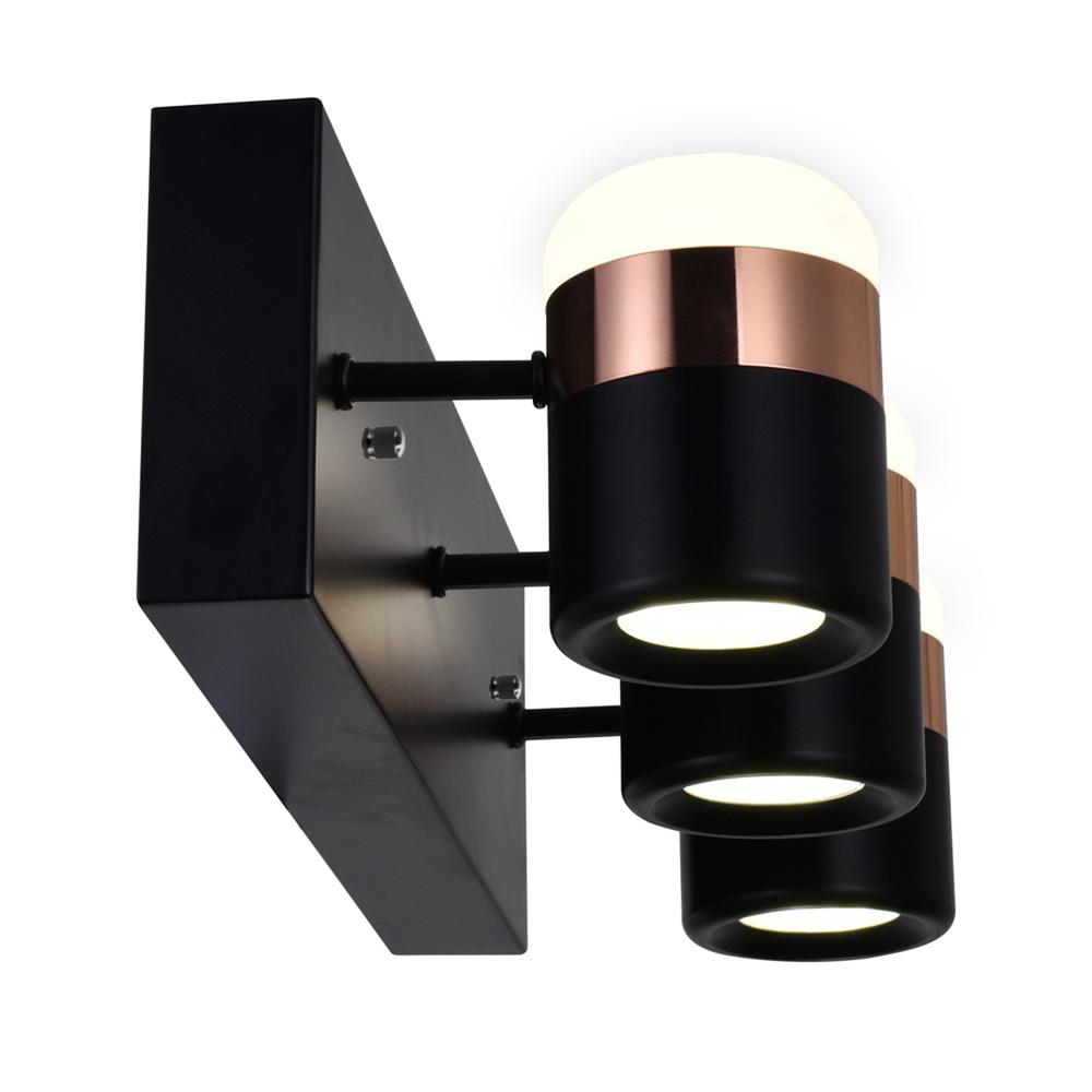 Moxie LED Vanity Light With Black Finish. Picture 2
